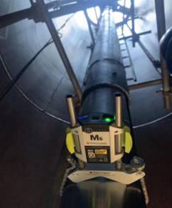 On-site boring of main rotary hole of ASBM single point system